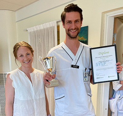 Il miglior supervisore e clinica di Örebro ha ricevuto un premio