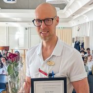 Johan Staaf får utmärkelsen »AT-rosen«
