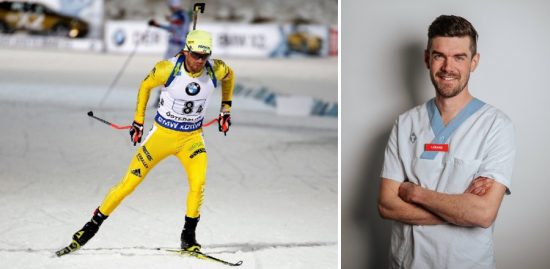 Skidskytten bytte bana – kombinerar AT med att vara landslagsläkare