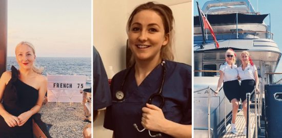33-åriga Lisa Emlund är läkare – och guidar unga till jobb på lyxyacht