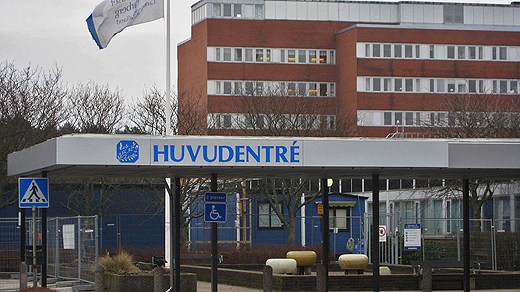 Stabsläge på sjukhus i Halland efter vattenläcka
